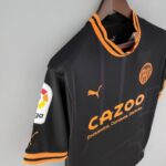 Camiseta Valencia segunda equipación 2022-2023 versión fan lateral