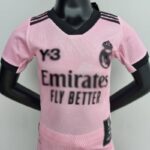 FRONTAL Mini conjunto Real Madrid Y3 Niño Rosa 2223