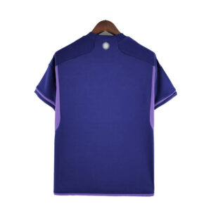Camiseta alternativa de Argentina color violeta dorsal