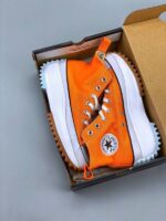 Converse Run Star Hike High Naranjas en caja