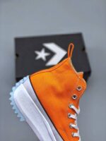 Converse Run Star Hike High Naranjas talón 2