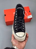 Converse top couple high-top casual sneakers frontal