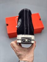 Converse top couple high-top casual sneakers talón