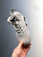 Air Jordn 6 Retro Georgetown Basketball Shoe lateral