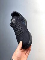 NIKE AIR FORCE 1 LOW STUSSY BLACK SNEAKERS lateral