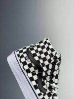 Vance SK8-HI Cuadros Casual Shoes talón 2