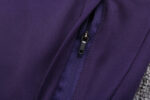 Bolsillo de la chaqueta del chándal morado del Milan 2022-2023