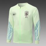Chaqueta del chándal verde del CBF 2022-2023