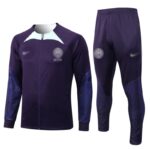 Conjunto de chándal morado del Milan 2022-2023