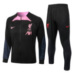 Conjunto de chándal negro del Liverpool 2022-2023