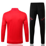 Dorso del conjunto de chándal rojo del Flamengo 2022-2023