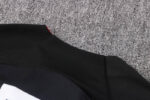 Dorso del cuello del chándal negro Koreano 2022-2023