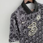 Camiseta Chelsea clásica Negra dorada 2022-2023 costado