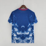 Camiseta PSG edición especial azul y blanco dorso