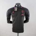 Polo PSG negro 2022-2023 frontal