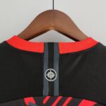 Camiseta Brasil entrenamiento Rojo-Negro 2022-2023 dorso del cuello