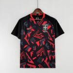 Camiseta Brasil entrenamiento Rojo-Negro 2022-2023 frontal