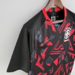 Camiseta Brasil entrenamiento Rojo-Negro 2022-2023 lateral
