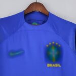 Camiseta Brasil segunda equipación 2022-2023 cuello