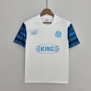 Camiseta Olympique Marsella Edición Heritage Blanca 2022-2023 frontal