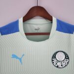 Camiseta Treino Palmeiras 2022-2023 verde claro cuello