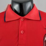 Polo AC Milán 2022-2023 Rojo cuello