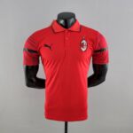 Polo AC Milán 2022-2023 Rojo frontal