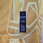 Camiseta Manchester United Portero - amarillo 2022-2023 versión del reproductor etiqueta