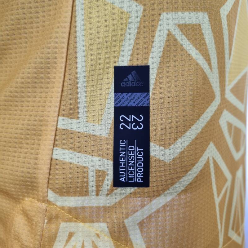 Camiseta Manchester United Portero - amarillo 2022-2023 versión del reproductor etiqueta