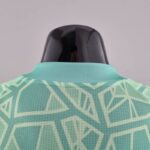 Camiseta Manchester United Portero- verde 2022-2023 versión jugador dorso del cuello