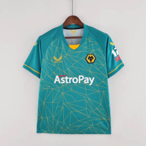 Camiseta Wolves segunda equipación 2022-2023 frontal