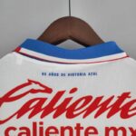 Camiseta Cruz Azul segunda equipación 2022-2023 dorso del cuello
