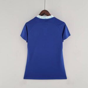 camiseta chelsea mujer azul dorsal