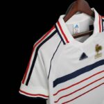 camiseta francia 98 blanca pecho