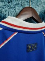 camiseta francia 98 zidane cuello anterior
