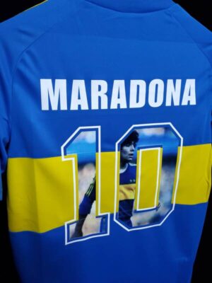 dorsal camiseta boca juniors maradona/10