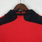 camiseta ac milán 2008 cuello anterior