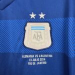 camiseta argentina 2014 azul escudo