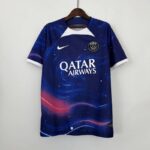 camiseta psg azul