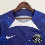 camiseta psg azul cuello redondo