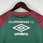 camiseta fluminense 2024 entrenamiento cuello anterior