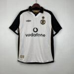 camiseta manchester united 2001 blanca