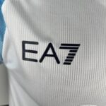 camiseta napoli 2024 blanca logo EA7