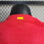camiseta atlético madrid 2024 cuello anterior