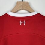 camiseta liverpool niño 2024 cuello anterior