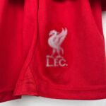 camiseta liverpool niño 2024 escudo del pantalón corto