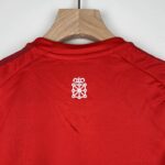 camiseta osasuna niño 2024 cuello anterior