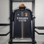 camiseta benfica negra 2024 fan