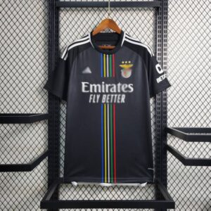 camiseta benfica negra 2024 fan