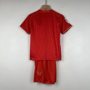 camiseta roja sevilla fc dorsal